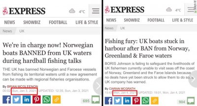 The Express's fishing narrative